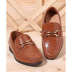 Cute Walk by Babyhug Party Wear Shoes - Brown