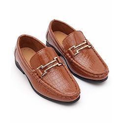 Cute Walk by Babyhug Party Wear Shoes - Brown