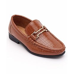 Cute Walk by Babyhug Party Wear Shoes - Brown