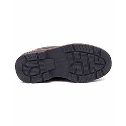 Cute Walk by Babyhug Slip On Formal Shoes Stitched Design - Grey