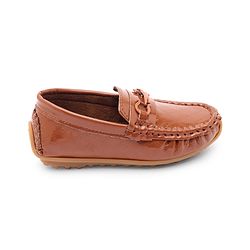 Cute Walk by Babyhug Slip On Party Wear Loafer Shoes - Brown