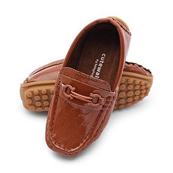 Cute Walk by Babyhug Slip On Party Wear Loafer Shoes - Brown