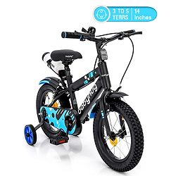 Babyhug Rapid Bicycle With Bell Red Black - 14 Inches
