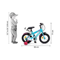 Babyhug Rapid Bicycle With Bell Red Black - 14 Inches