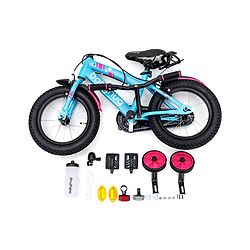 Babyhug Rapid Bicycle With Bell Red Black - 14 Inches