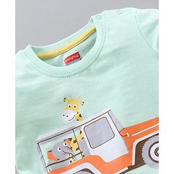 Babyhug Half Sleeves T-Shirts Multi Print Pack of 7 - Multicolor