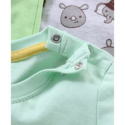 Babyhug Half Sleeves T-Shirts Multi Print Pack of 7 - Multicolor