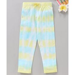 Babyhug Full Length Leggings Multi Print - Blue