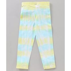 Babyhug Full Length Leggings Multi Print - Blue
