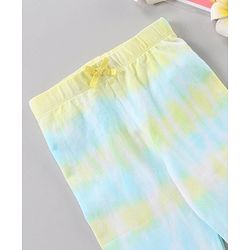 Babyhug Full Length Leggings Multi Print - Blue