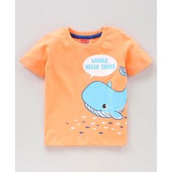Babyhug Half Sleeves T-Shirts Dolphin Print Pack of 3 - Multicolor