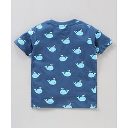 Babyhug Half Sleeves T-Shirts Dolphin Print Pack of 3 - Multicolor
