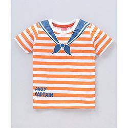 Babyhug Half Sleeves T-Shirts Multi Print Pack Of 3 - Multicolor