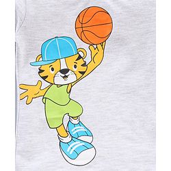 Babyhug Half Sleeves Cotton T-Shirts Placement Print Pack of 3- Multicolor