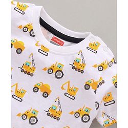 Babyhug Cotton Half Sleeves T-Shirt Printed Pack of 3 - Red White Blue