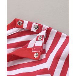 Babyhug Cotton Half Sleeves T-Shirt Printed Pack of 3 - Red White Blue