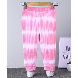 Babyhug Full Length Lounge Pants - Pink