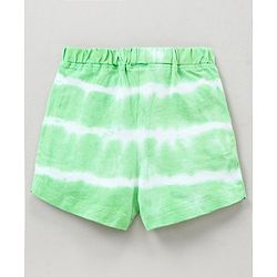 Babyhug Cotton Printed Shorts - Green