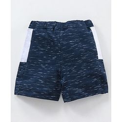Babyhug Knit Solid Color Shorts - Navy