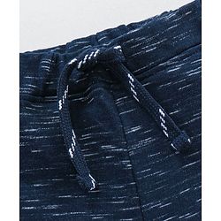 Babyhug Knit Solid Color Shorts - Navy