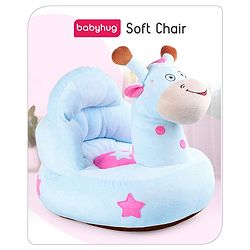 Babyhug Giraffe Shaped Soft Seat - Blue