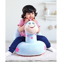 Babyhug Giraffe Shaped Soft Seat - Blue