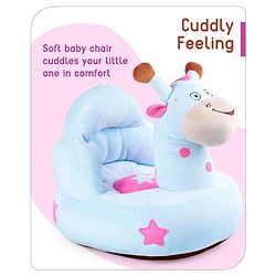 Babyhug Giraffe Shaped Soft Seat - Blue