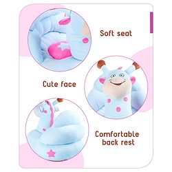 Babyhug Giraffe Shaped Soft Seat - Blue