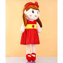 Babyhug Premium Elle Candy Doll | Cuddle and Huggable Soft Toy with Removable and  Washable Dress | Plush Toy Safe and Fun Gift for Kids | BIS Certified | Spark Imaginative Play | Red-Height 65 cm
