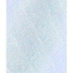 Babyhug Full Sleeves Cotton Textured Dobby Top With Lace & Frill Detailing- Blue