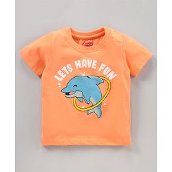 Babyhug Half Slevees T-Shirt With All Over Print Pack of 3 - Multicolour