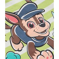 Babyhug Half Sleeves T-Shirt Striped & Animal Print - Green