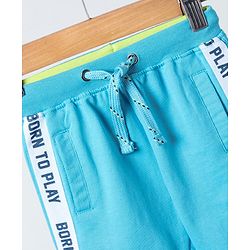 Babyhug Full Length Lounge Pant - Blue