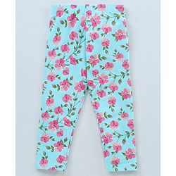 Babyhug Full Length Cotton Leggings Printed and Solid Pack of 3- Multicolor