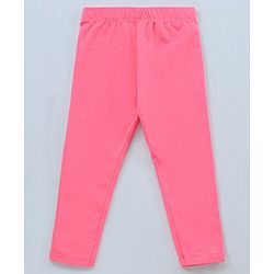 Babyhug Full Length Cotton Leggings Printed and Solid Pack of 3- Multicolor