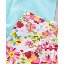 Babyhug Full Length Leggings Multi Print Pack of 3 - Pink