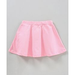Babyhug Knee Length Skirt Marie Print - Pink