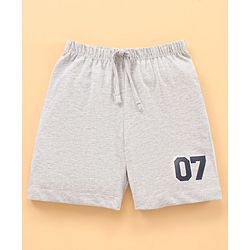 Babyhug Knee Length Shorts Pack of 2 - Blue Grey