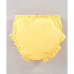 Babyhug Cotton Panties Printed Pack of 3 - Pink Yellow