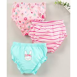 Babyhug Bloomers Pack of 3 - Multicolor