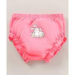 Babyhug Bloomers Multi Print Pack Of 3 - Pink Yellow