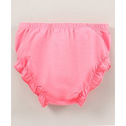 Babyhug Bloomers Multi Print Pack Of 3 - Pink Yellow
