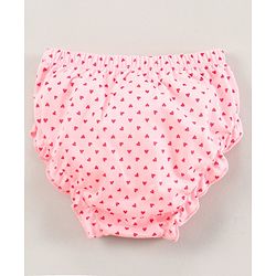 Babyhug Bloomers Multi Print Pack Of 3 - Pink Yellow