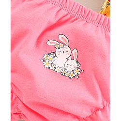 Babyhug Bloomers Multi Print Pack Of 3 - Pink Yellow
