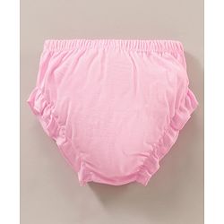 Babyhug Cotton Solid Bloomer Pack Of 3 - Pink Blue & Yellow