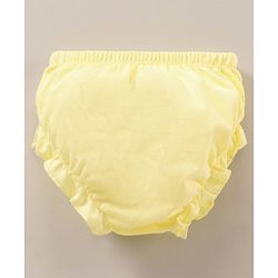 Babyhug Cotton Solid Bloomer Pack Of 3 - Pink Blue & Yellow