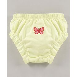 Babyhug Cotton Panties Butterfly Printed & Striped Pack Of 3 - Multicolour