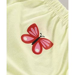 Babyhug Cotton Panties Butterfly Printed & Striped Pack Of 3 - Multicolour