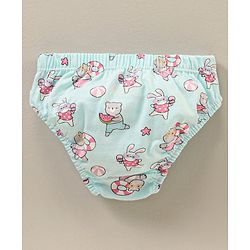 Babyhug 100% Cotton Dot Printed Pantied Pack Of 3 - Pink Yellow & Blue