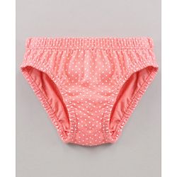 Babyhug Cotton Knit Printed Panties Pack Of 3 - Multicolour